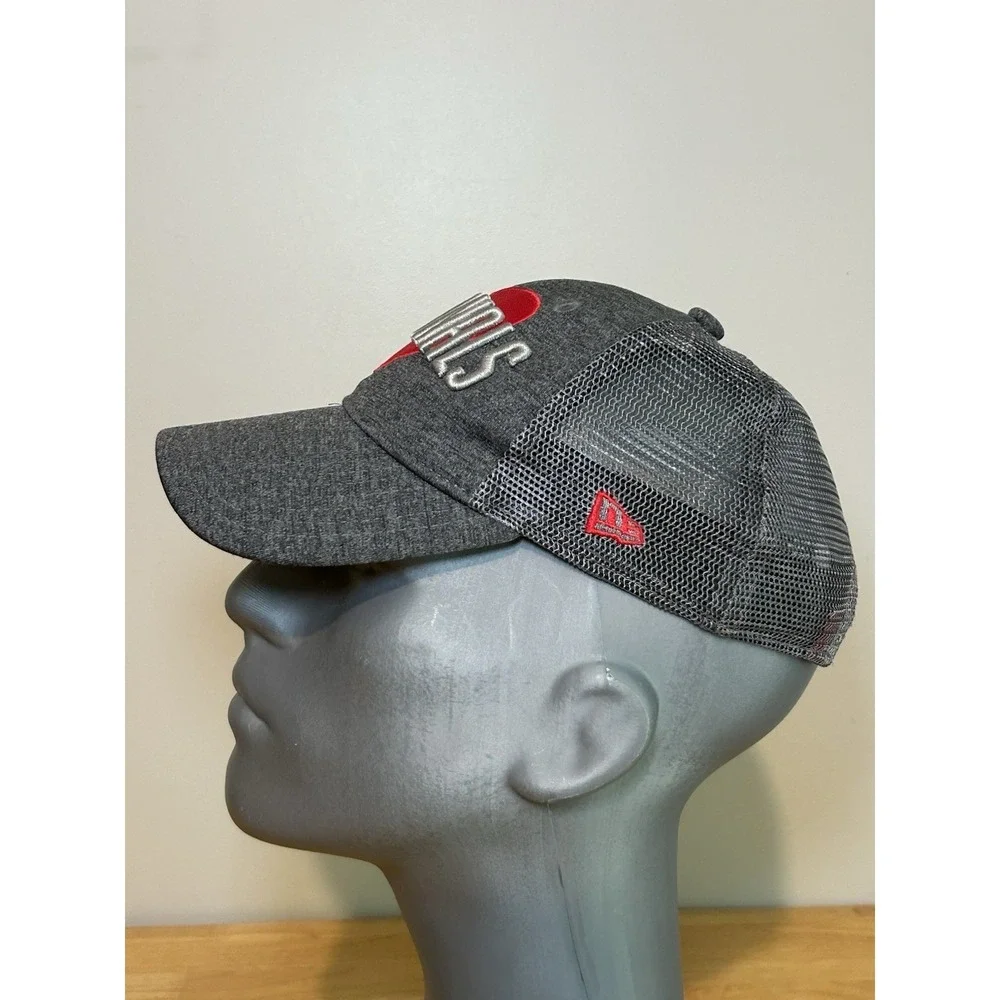 Women's Washington‎ Nationals New Era Graphite Snapped Love 9TWENTY Adjustable